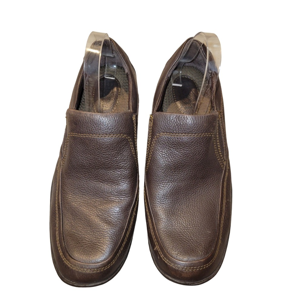 Born Mens Brown Leather driving Slip‎ On Loafers H13735 12M Casual Shoes office